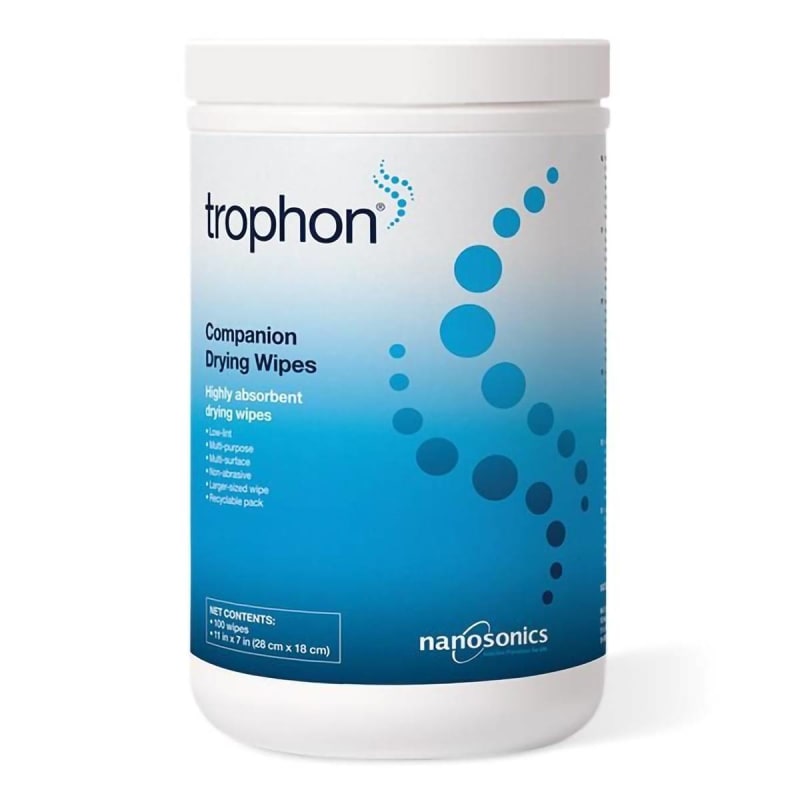 Nanosonics Inc Drying Wipe trophon® Companion 100 Count For trophon®2 Ultrasound Probe Nanosonics Inc Drying Wipe trophon® Companion 100 Count For trophon®2 Ultrasound Probe