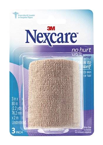 3M Company 3Mâ„¢ Nexcareâ„¢ No Hurt Hypoallergenic Medical Tape, 3 Inch x 2.2 Yard, Tan
