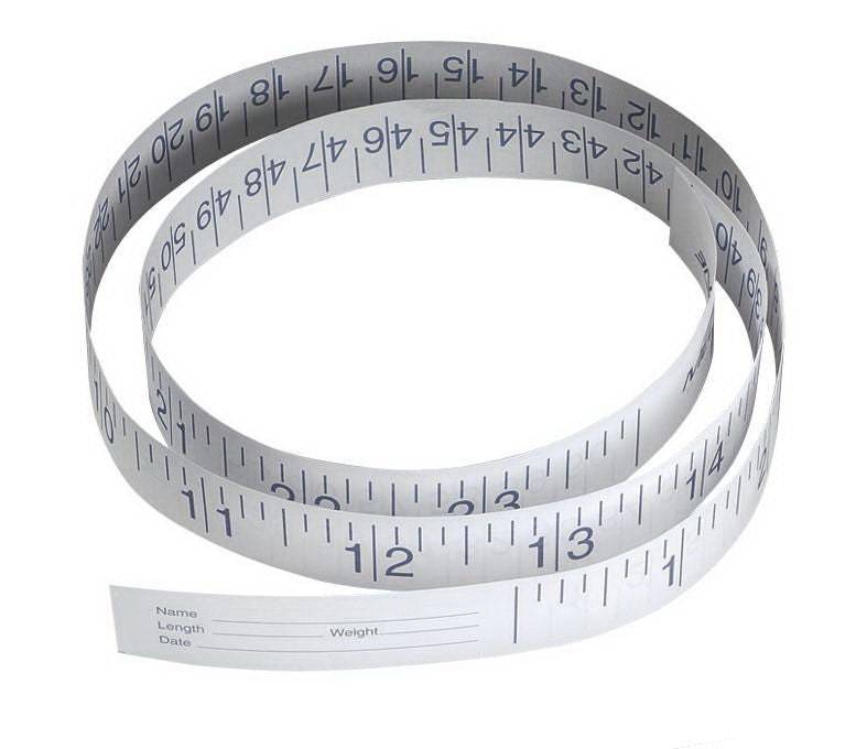 Medline Measurement Tape 24 Inch Length Paper Disposable Inches / Centimeters