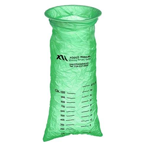 Xodus Medical Emesis Bag 40 oz. Green Xodus Medical Emesis Bag 40 oz. Green