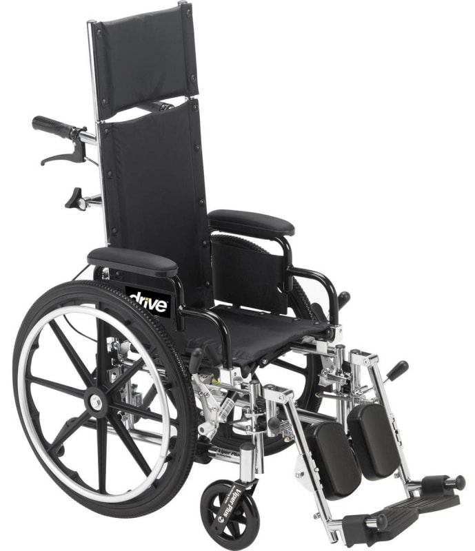 Drive DeVilbiss Healthcare driveâ„¢ Viper Plus Pediatric Reclining Wheelchair, 14-Inch Seat Width