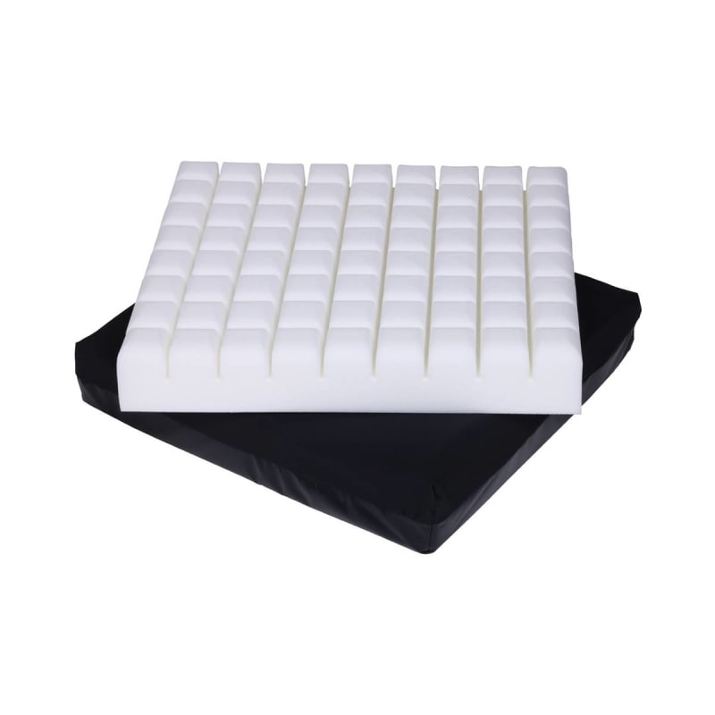Span America Geo-MattÂ® Foam PRT Seat Cushion, 18 x 16 x 3 Inch, Black