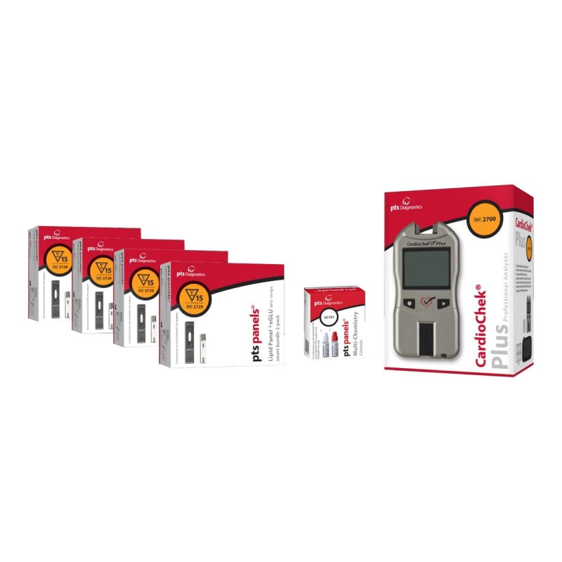 PTS Diagnostics Lipid and Glucose Analyzer CardioChek® Plus CLIA Waived PTS Diagnostics Lipid and Glucose Analyzer CardioChek® Plus CLIA Waived