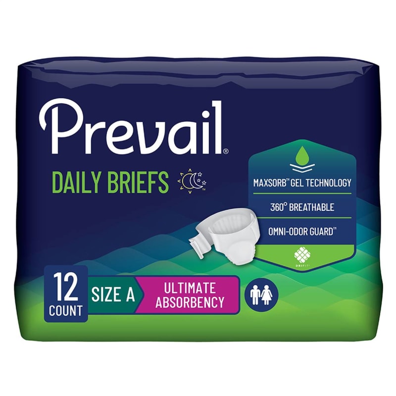 First Quality Products LLC Prevail® Bariatric Ultimate Absorbency Incontinence Brief, Size A First Quality Products LLC Prevail® Bariatric Ultimate Absorbency Incontinence Brief, Size A