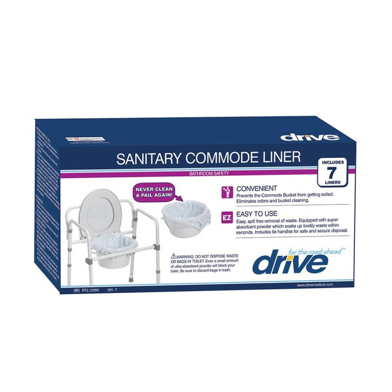 Drive DeVilbiss Healthcare driveâ„¢ Commode Liner For Commode / Shower Chair