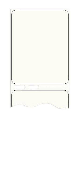 Uline Blank Label Tape Uline Printer Label White Thermal 1 X 2-1/4 Inch