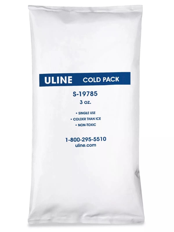 Uline Refrigerant Gel Pack Uline For Single use Shipments