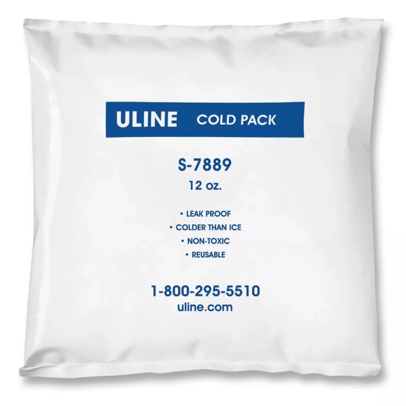 Uline Refrigerant Gel Pack For Safe Transport of Temperature-sensitive Items