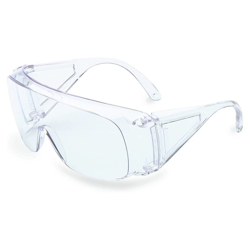 Honeywell Safety Products Safety Glasses Uvex Ultra-spec 1000 Wraparound Uncoated Clear Tint Polycarbonate Lens Clear Frame Over Ear One Size Fits Most