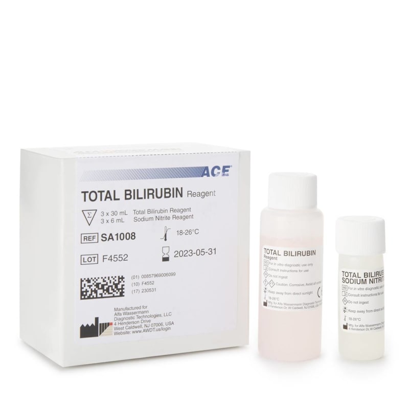 Alfa Wassermann AceÂ® General Chemistry Reagent for Total Bilirubin test