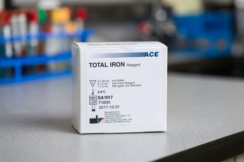 Alfa Wassermann General Chemistry Reagent ACE® Iron For ACE and ACE Alera Analyzers 240 Tests Alfa Wassermann General Chemistry Reagent ACE® Iron For ACE and ACE Alera Analyzers 240 Tests