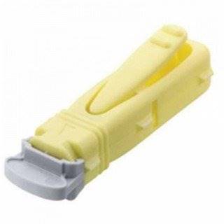 Cardinal Safety Lancet Comfort Zone Technology® 23 Gauge Retractable Push Button Activation Finger Cardinal Safety Lancet Comfort Zone Technology® 23 Gauge Retractable Push Button Activation Finger