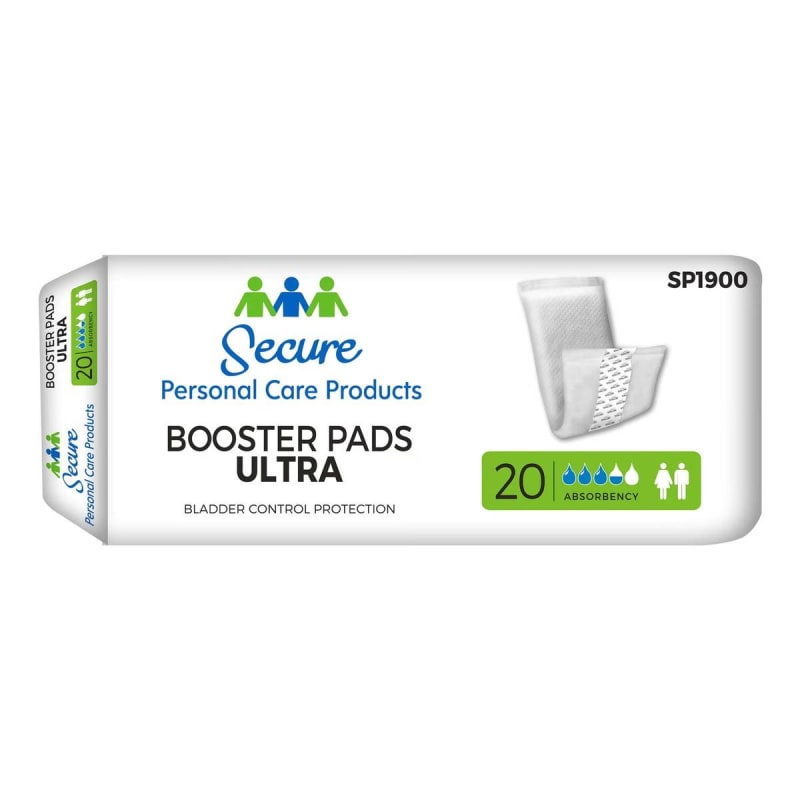 Secure Personal Care Products Secure Booster Pad Ultra Moderate Extra Incontinence Booster Pad, 13-Inch Length Secure Personal Care Products Secure Booster Pad Ultra Moderate Extra Incontinence Booster Pad, 13-Inch Length