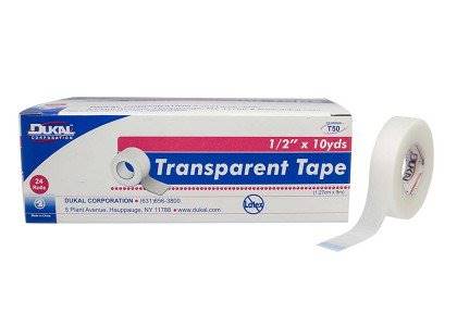 Dukalâ„¢ Transparent Medical Tape, 1 Inch x 10 Yard Dukalâ„¢ Transparent Medical Tape, 1 Inch x 10 Yard