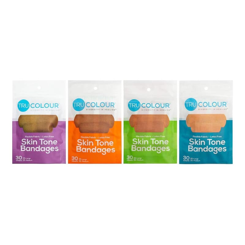 Tru-Colour Products LLC TruColourÂ® Beige / Olive / Brown / Dark Brown Adhesive Strip, 1 x 3 Inch