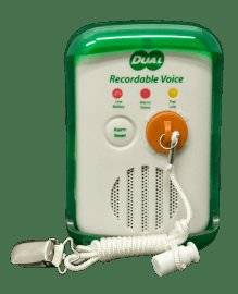 Smart Caregiverâ„¢ Pad Dual Recordable Voice Fall Monitor