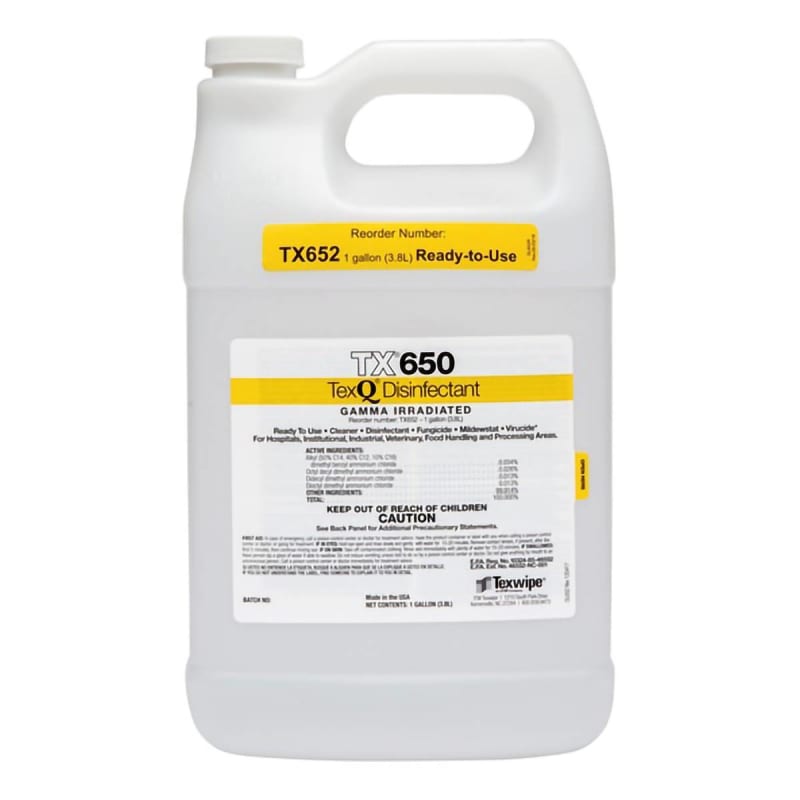 Texwipe TexQÂ® Surface Disinfectant Cleaner, 1 gal.