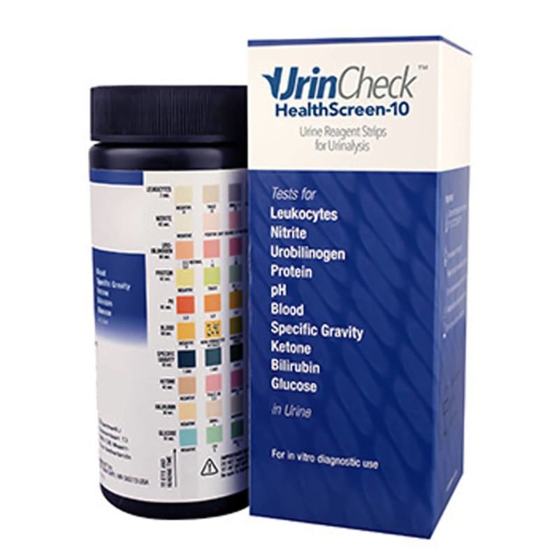 Express Diagnostics UrinCheckâ„¢ HealthScreen Urinalysis Test Kit