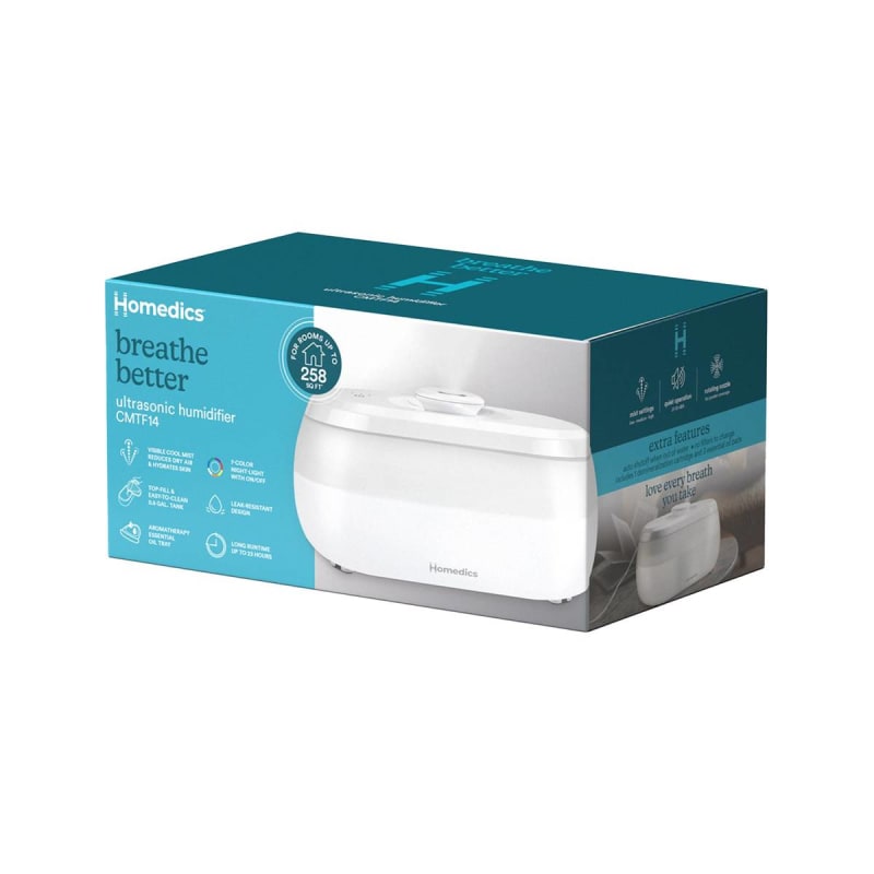 HoMedics USA LLC HomedicsÂ® Ultrasonic Humidifier CMTF14