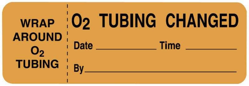 United Ad Label Pre-Printed Label UALâ„¢ Auxiliary Label Orange Paper O2 Tubing Change Date___Time__ Safety and Instructional 1 X 3 Inch United Ad Label Pre-Printed Label UALâ„¢ Auxiliary Label Orange Paper O2 Tubing Change Date___Time__ Safety and Instructional 1 X 3 Inch