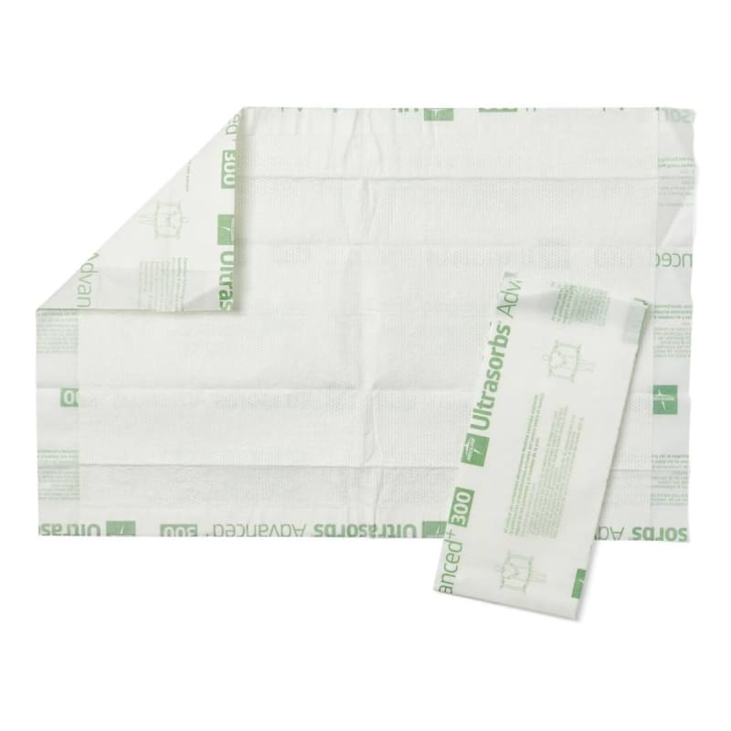 Medline Disposable Underpad Ultrasorbs APÂ® Low Air Loss and Repositioning 23 X 36 Inch Polymer Heavy Absorbency