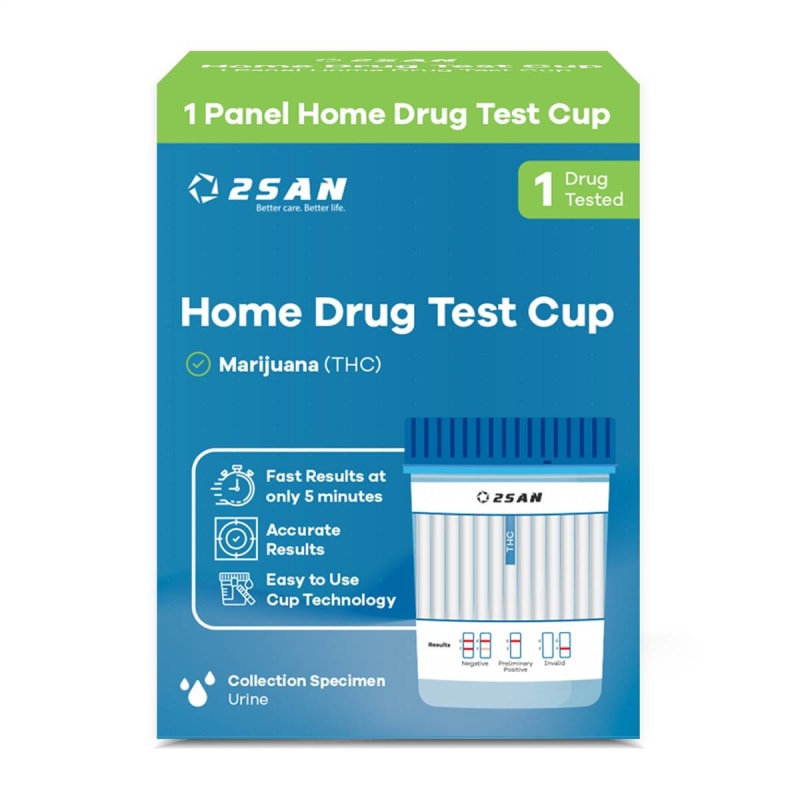 2San LLC Drugs of Abuse Test Kit 2San Cannabinoids (THC) 1 Test per Kit (18 Kits per Case) CLIA Waived 2San LLC Drugs of Abuse Test Kit 2San Cannabinoids (THC) 1 Test per Kit (18 Kits per Case) CLIA Waived