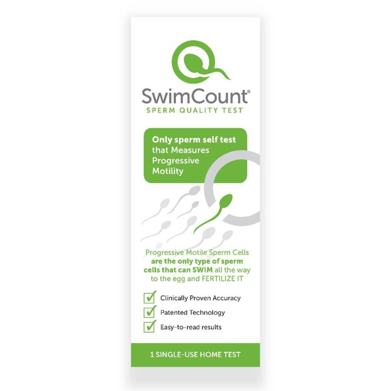 2San LLC SwimCountÂ® Sperm Quality Test, One Single-Use Home Test