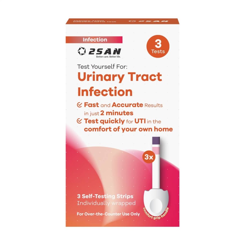 2San LLC Urinalysis Test Kit 2San Urinary Tract Infection Detection 3 Tests per Kit (24 Kits per Case) CLIA Waived 2San LLC Urinalysis Test Kit 2San Urinary Tract Infection Detection 3 Tests per Kit (24 Kits per Case) CLIA Waived