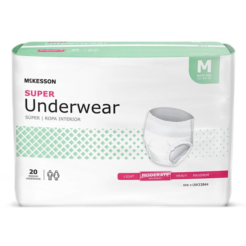 McKesson Brand McKesson Super Moderate Absorbency Incontinence Underwear, Medium
