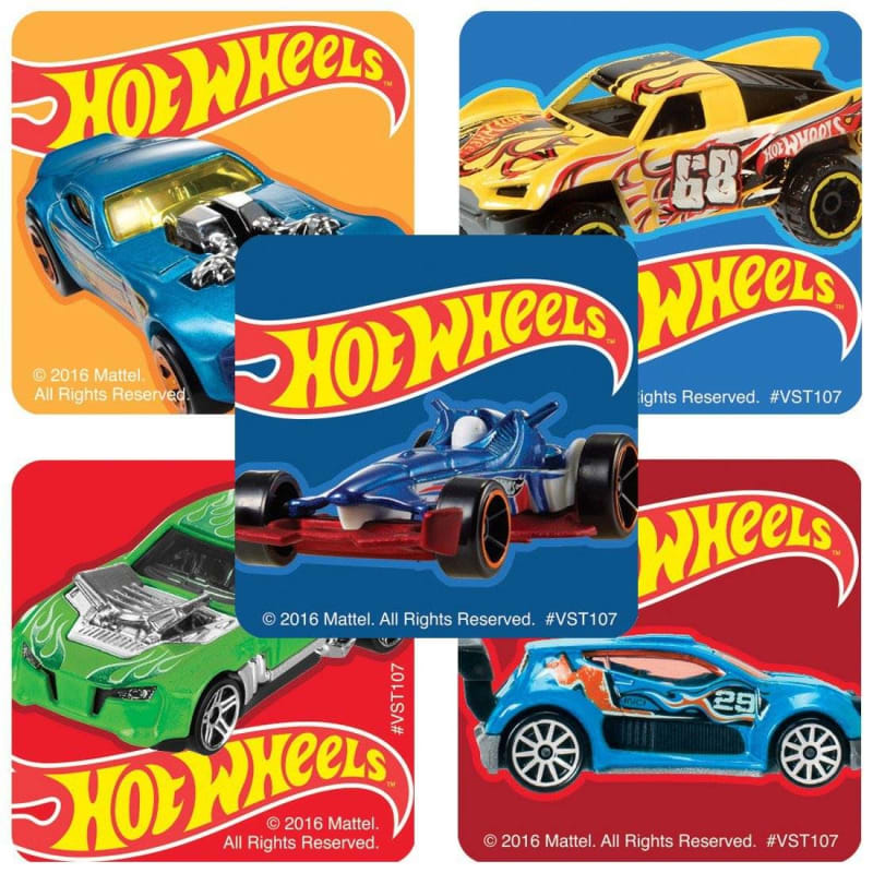 SmileMakers Sticker Value Stickersâ„¢ 250 per Roll Classic Hot Wheels 1-5/8 X 1-5/8 Inch SmileMakers Sticker Value Stickersâ„¢ 250 per Roll Classic Hot Wheels 1-5/8 X 1-5/8 Inch