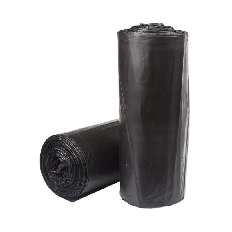 McKesson Super Heavy Duty Trash Bag, Black, 60-gallon Capacity