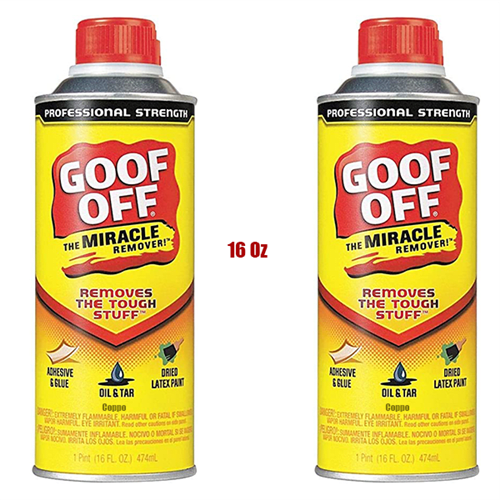 Goof Off FG653 Professional Strength Remover, Pourable 16-Ounce,Liquid