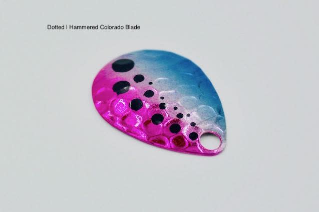 Dotted Eye | Hammered Colorado Spinner Blades