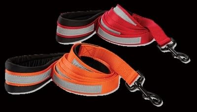 Corky's Reflective Dog Leash - ORANGE