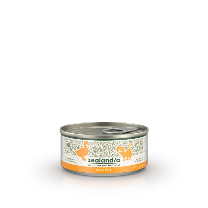 Zealandia Duck Pâté Wet Cat Food- 24, 3.2 oz cans