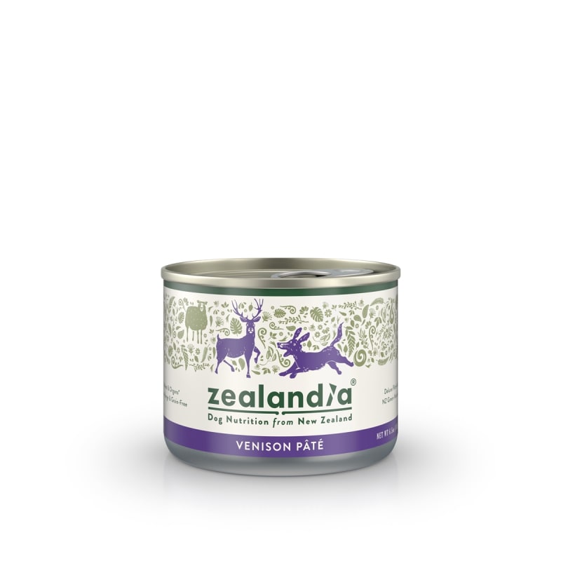 Zealandia Venison Pâté Wet Dog Food- 24, 6 oz cans
