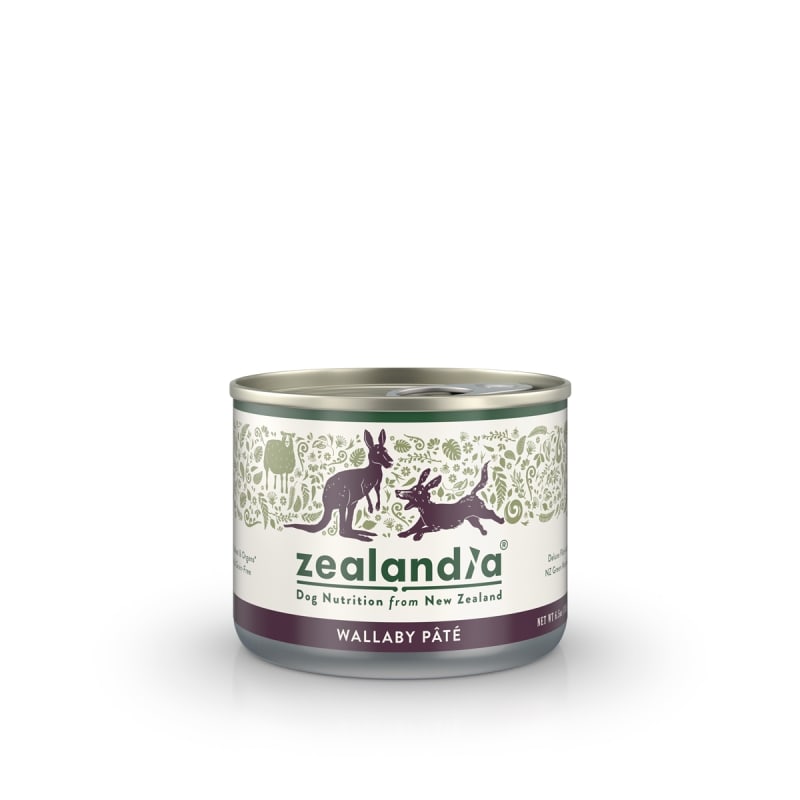 Zealandia Wallaby Pâté Wet Dog Food- 24, 6 oz cans