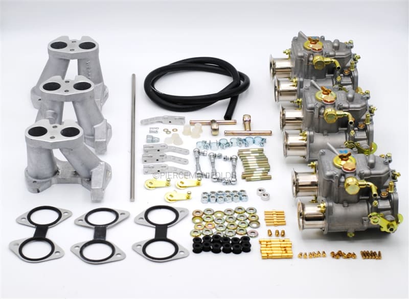 photo of Triple Weber 40 DCOE Conversion Kit for GT6 from Pierce Manifolds