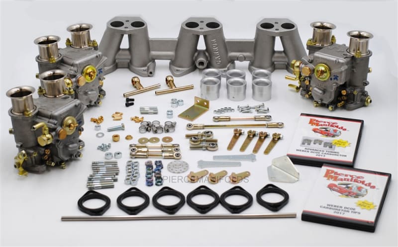 photo of Triple Weber 40 DCOE Conversion Kit for TR250, TR6 from Pierce Manifolds