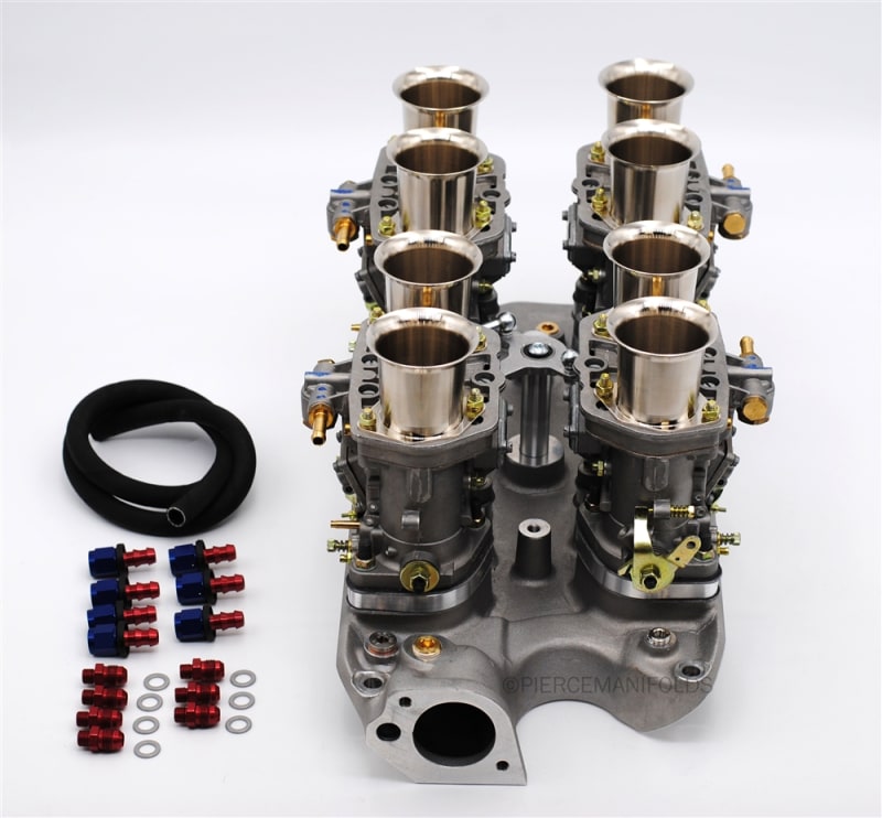 photo of Ford Small Block 48 IDF Weber Conversion K9117 from Pierce Manifolds