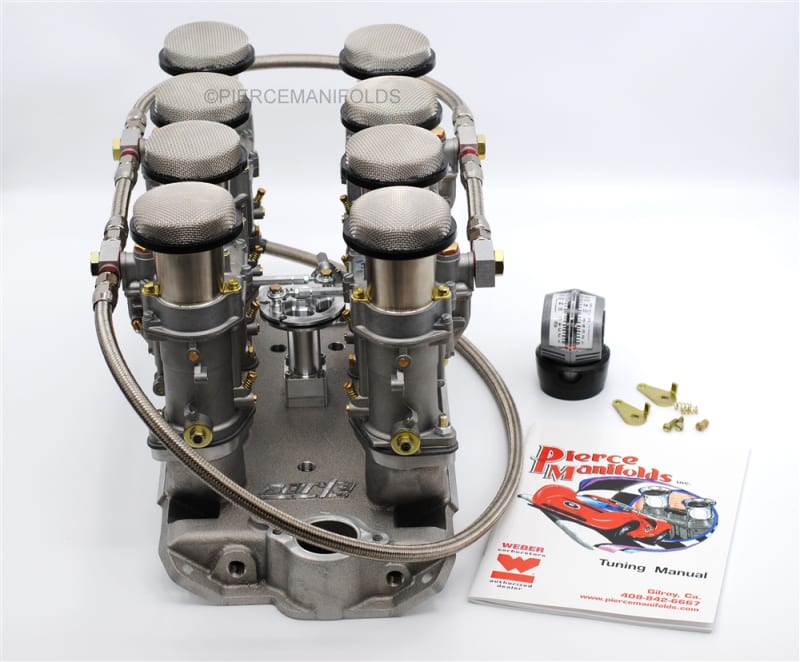 photo of Chevy Small Block IDA Weber Conversion K9502 from Pierce Manifolds