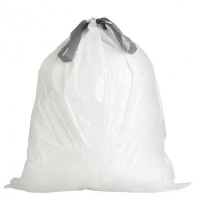 20-33 Gallon Drawstring Kitchen Liner, White, Coreless 20-33 Gallon Drawstring Kitchen Liner, White, Coreless
