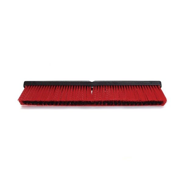 Red/Black Poly Twin Fill Medium Push Broom