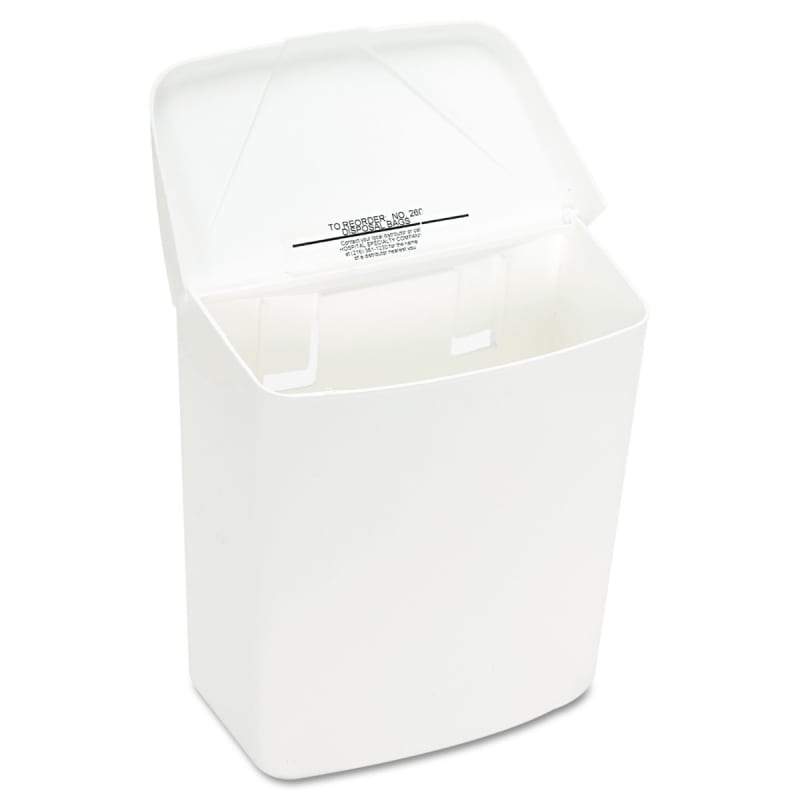 Sanitary Napkin Receptacle, White
