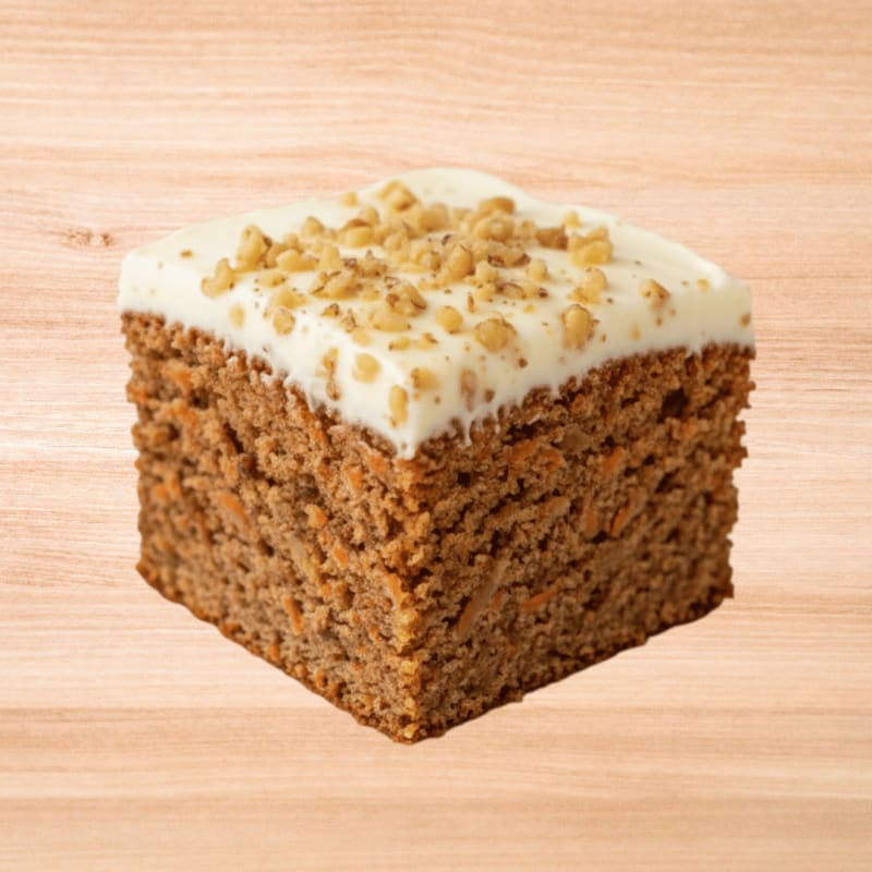Moist gluten-free carrot cake made fresh with real carrots, warm spices, and smooth cream cheese frosting.