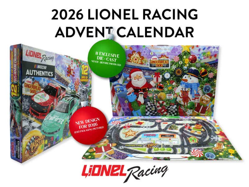 **Preorder** 2026 LIONEL RACING ADVENT CALENDAR