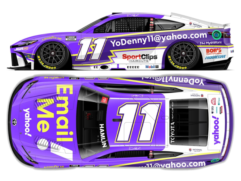 **Preorder** DENNY HAMLIN 2026  YAHOO EMAIL ME1:64 ARC DIECAST