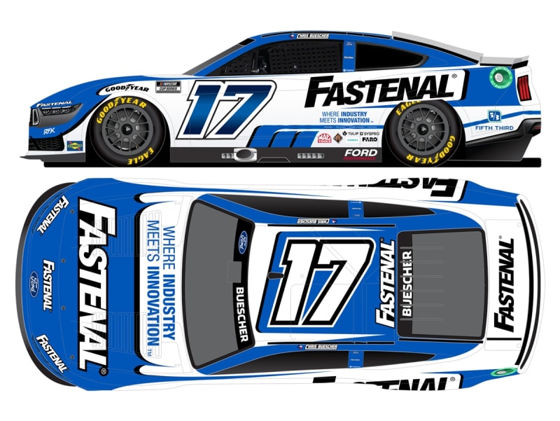 2025 Chris Buescher #17 Fastenal 1:64 Scale