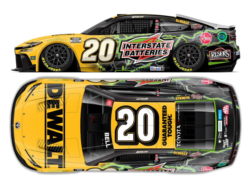 **Preorder** CHRISTOPHER BELL 2026 DEWALT/INTERSTATE BATTERIES 1:24 ARC DIECAST