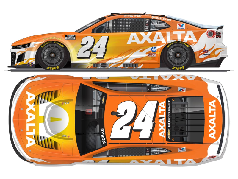 **Preorder** WILLIAM BYRON 2026 AXALTA COLOR OF THE YEAR 1:24 COLOR CHROME ARC DIECAST